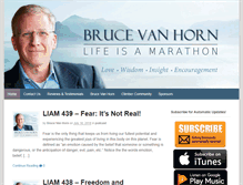 Tablet Screenshot of lifeisamarathon.com